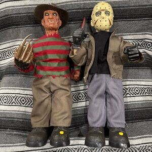 Vintage Gemmy -  Freddy Krueger and Jason Voorhees (2008)